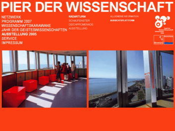 Typo3-Webseite - Pier der Wissenschaft