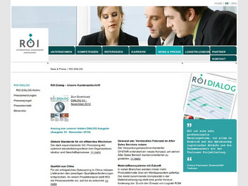 CMS Relaunch - ROI International AG