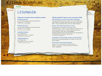 statische Webseite - Kathrin Schrocke