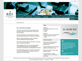 ROI International AG - CMS Relaunch