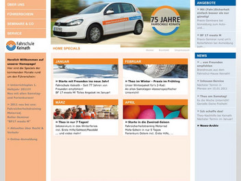 Webdesign - Fahrschule Keinath